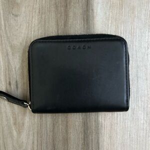Coach Black Leather Wallet